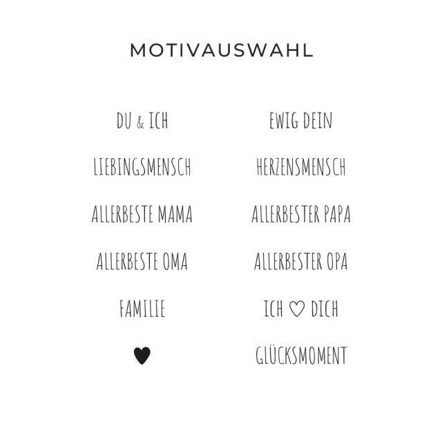 Fotohalter mit Glas
